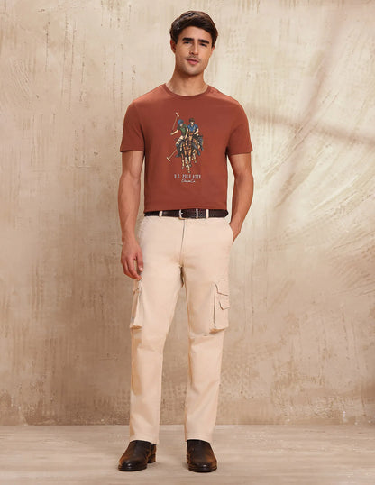 U.S. Polo Assn. Denim Co. Graphic Brand Printed Muscle Fit T-Shirt