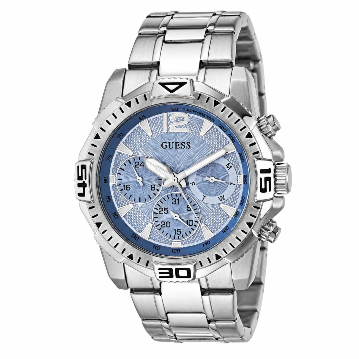 Guess Commander Blue Dial Chronograph Watch for Men - GW0056G2