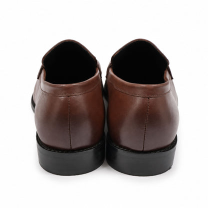 COACH Men’s Premium Leather Loafer - Brown