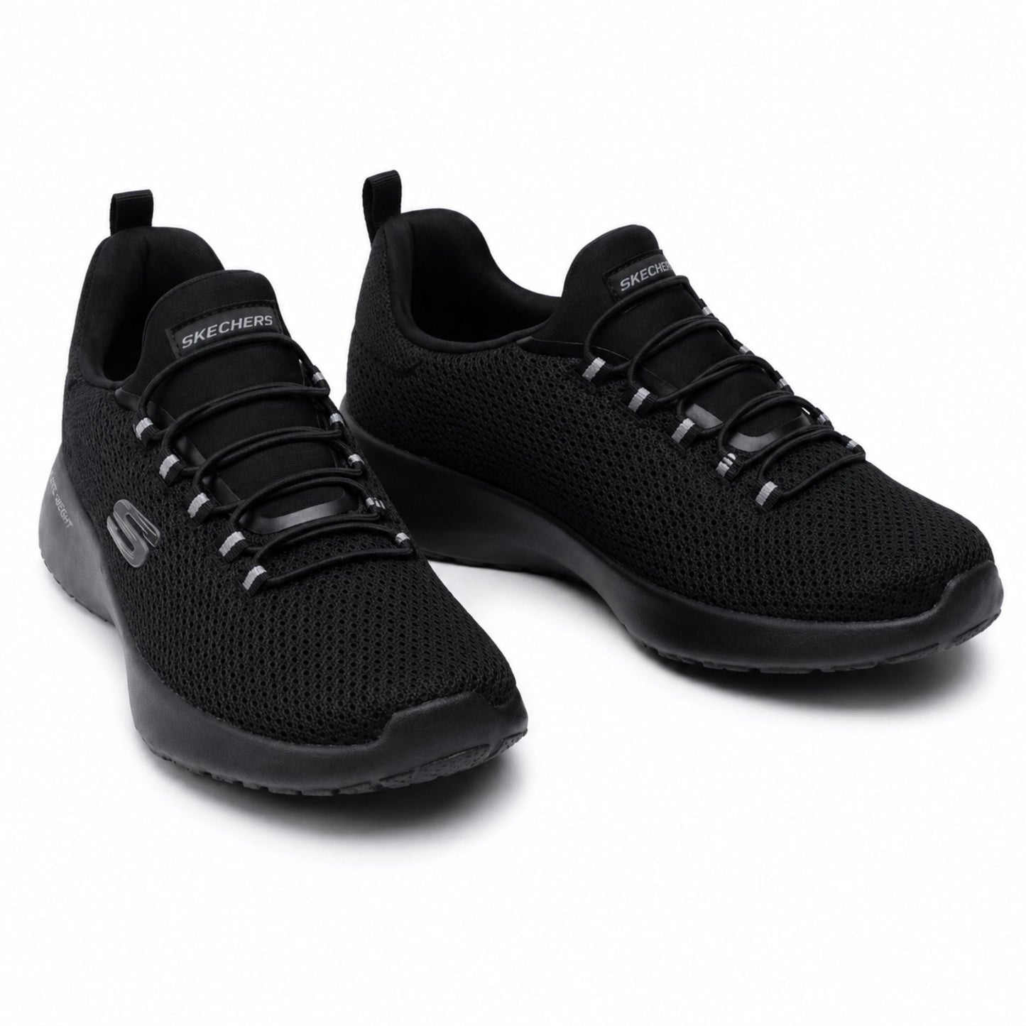 Skechers Dynamight  Men’s Lite-Weight Walking Shoes – Black