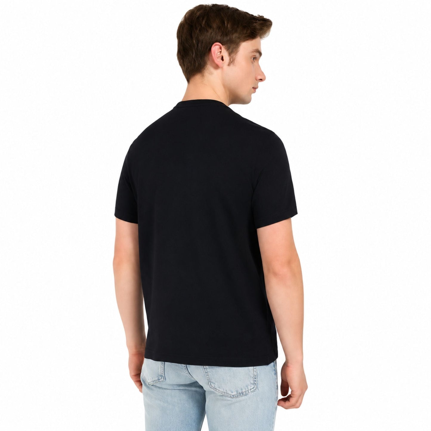 TOMMY HILFIGER Cotton Regular Fit Printed T-Shirt - Navy
