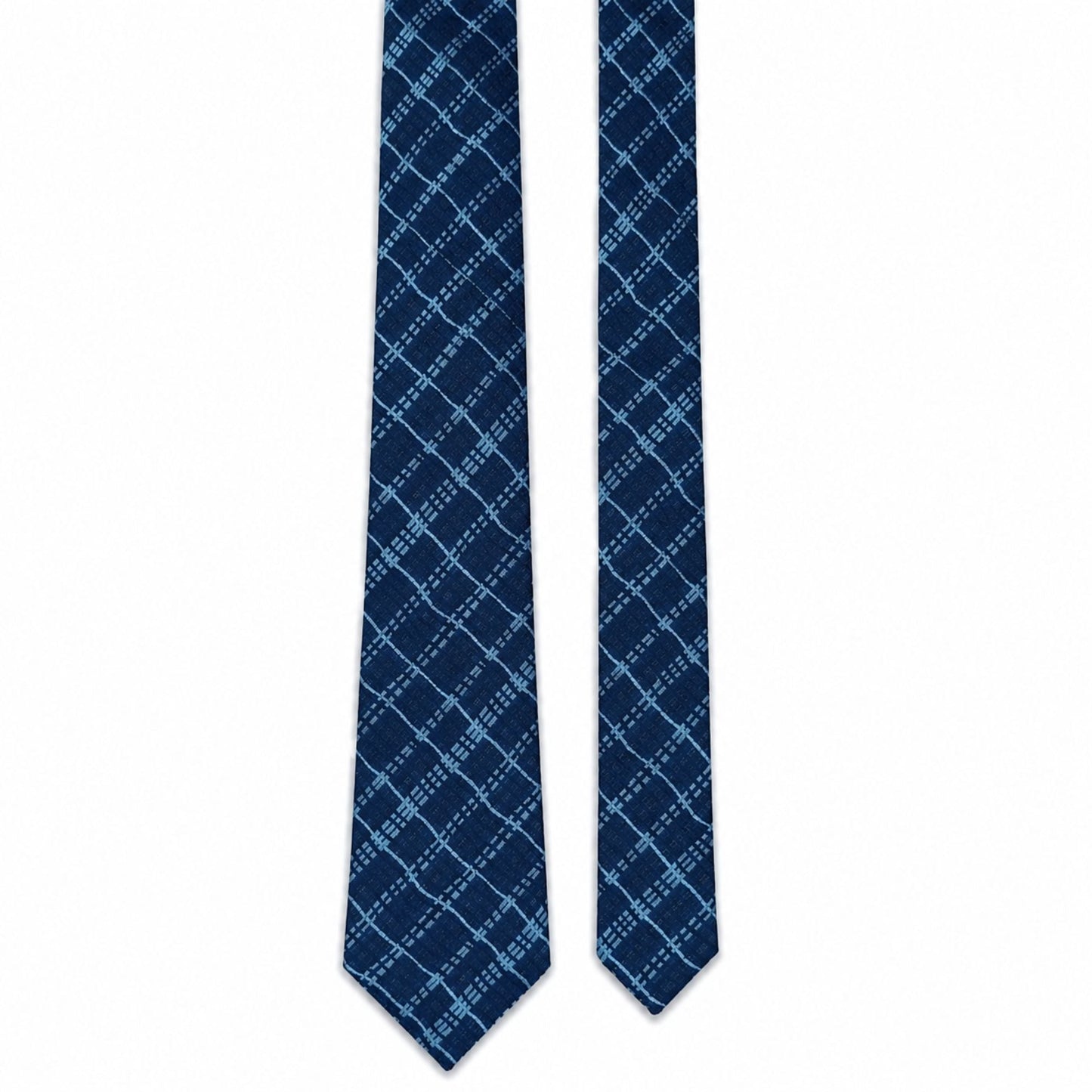 BlackBerry Premium Tie, Pocket Square & Cufflink Combo - Navy Blue