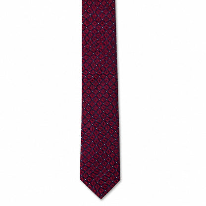BlackBerry Premium Tie, Pocket Square & Cufflink Combo - Maroon