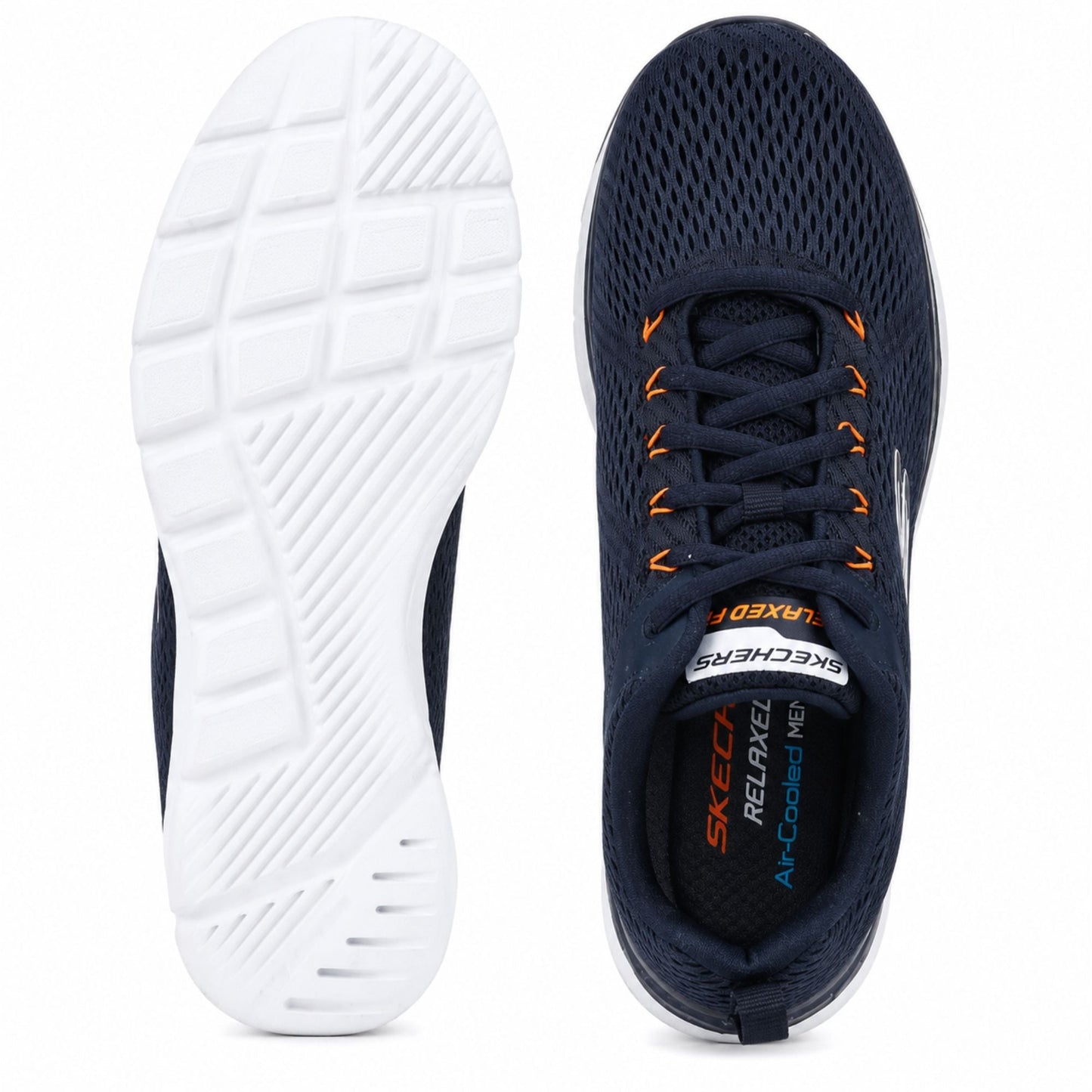 Skechers Equalizer 3 Men’s Sneakers - Navy Orange