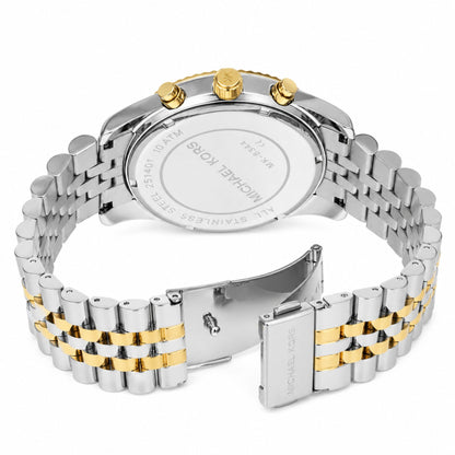 Michael Kors Lexington Two-Tone Chronograph Watch for Men - MK8344
