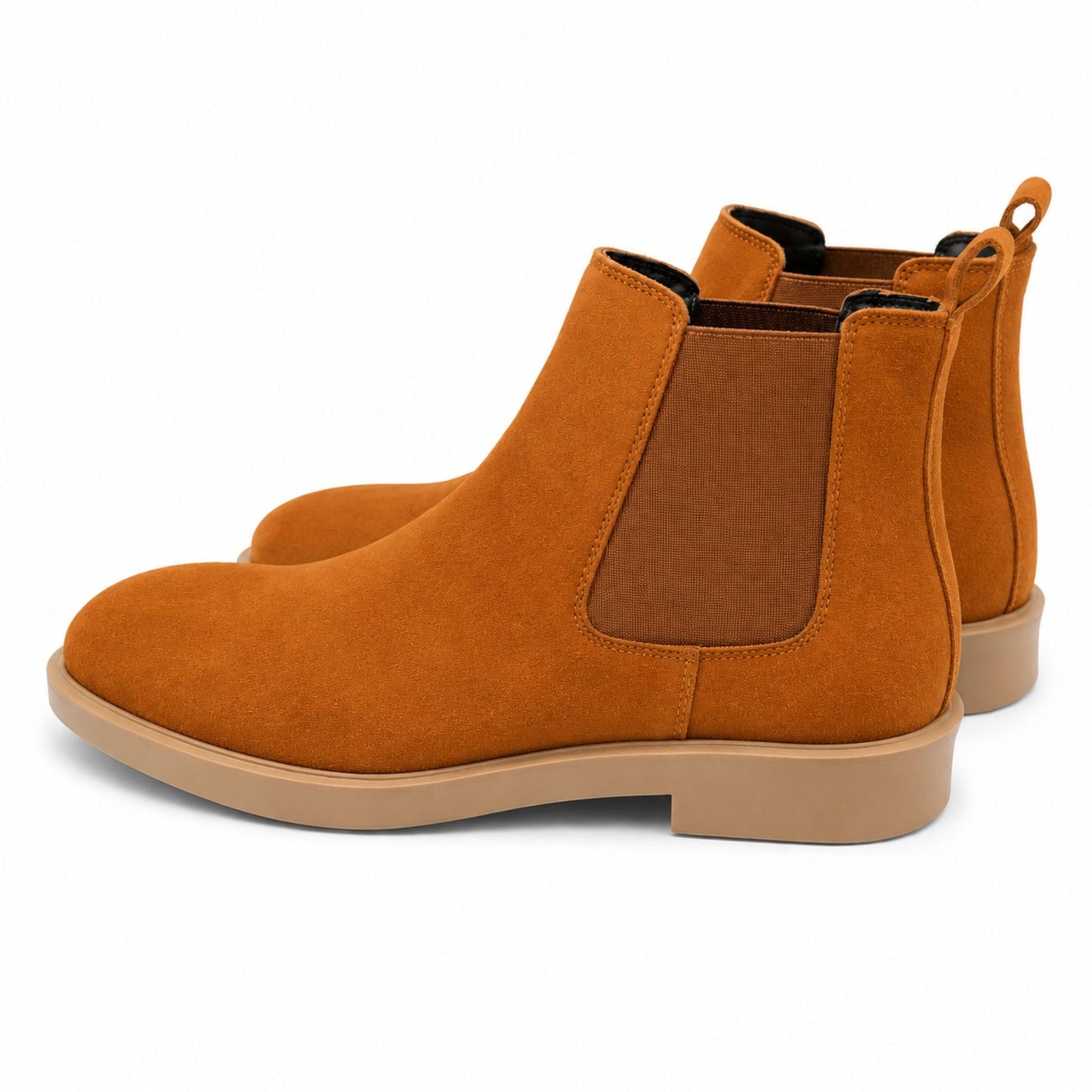 ZARA Maddox Chelsea Boots for Men - Tan