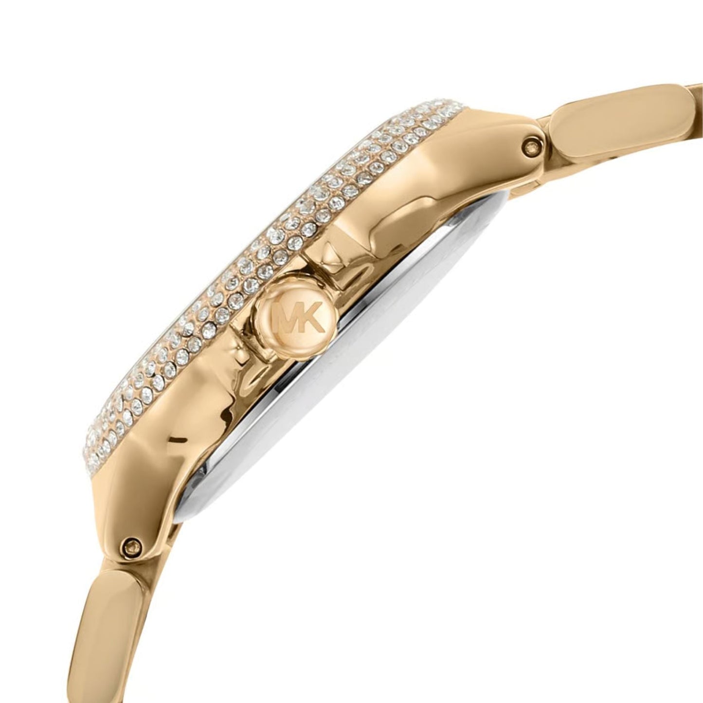 Michael Kors MK7196 Camille Women’s Watch | Gold Dial Crystal Bezel Gold Stainless Steel | 33mm Luxury Analog Watch