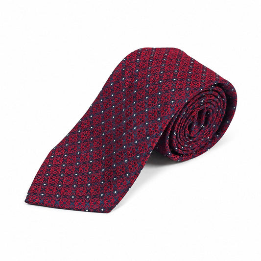 BlackBerry Premium Tie, Pocket Square & Cufflink Combo - Maroon
