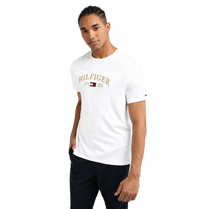 TOMMY HILFIGER Crew Neck Aaron T-Shirt - White