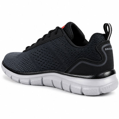 Skechers TRACK-RIPKENT Casuals For Men - Black/Charcoal