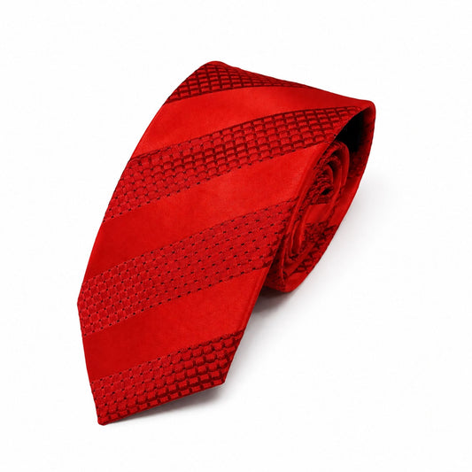 BlackBerry Premium Tie, Pocket Square & Cufflink Combo - Red