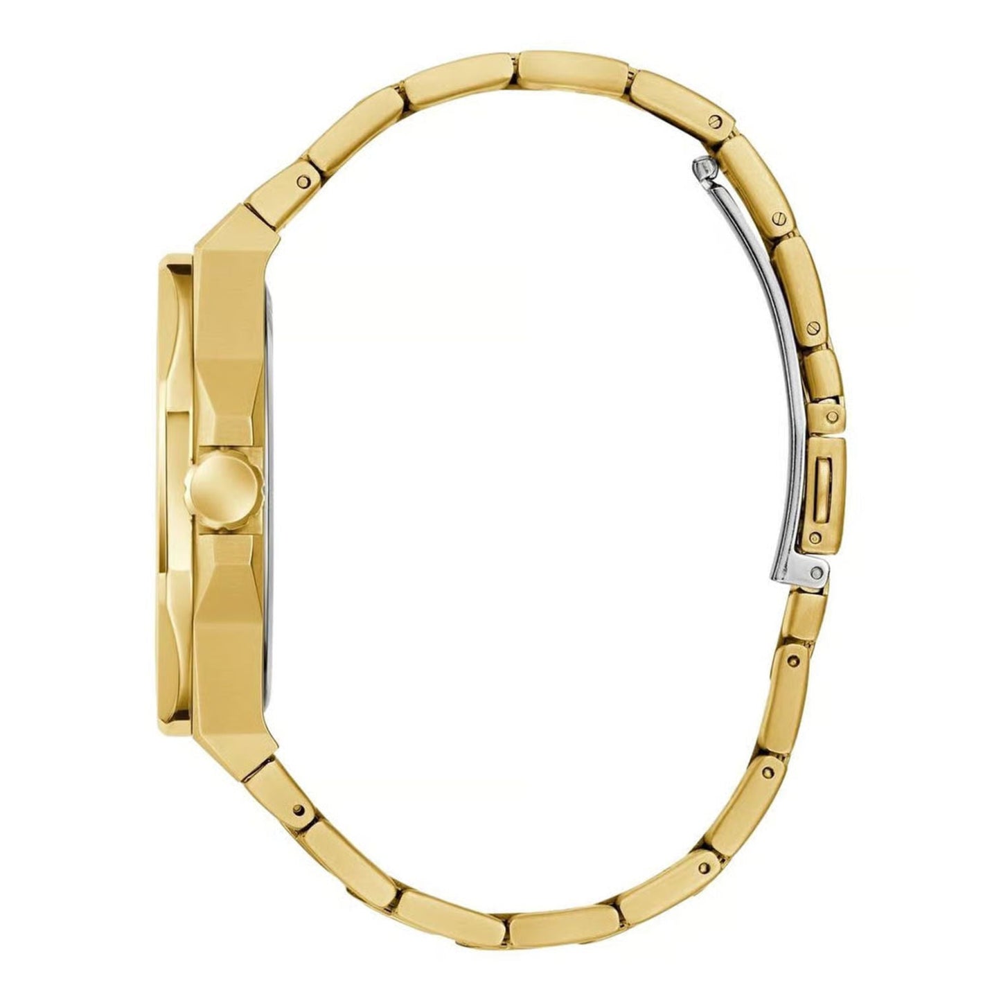 Guess Emperor GW0849G2 Men’s Analog Watch – Green Dial, Gold Stainless Steel Strap, 42mm Quartz