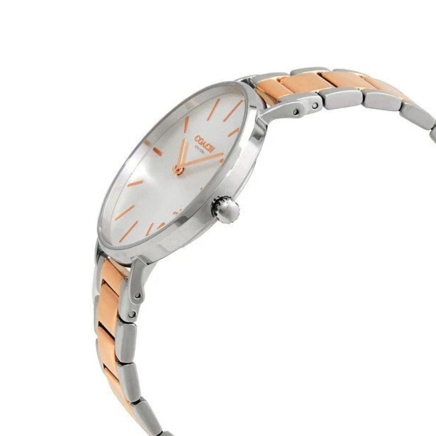 Coach Perry 14503346 Women’s Two-Tone Watch | Gold & Silver Stainless Steel | Minimal Analog Luxury Timepiece