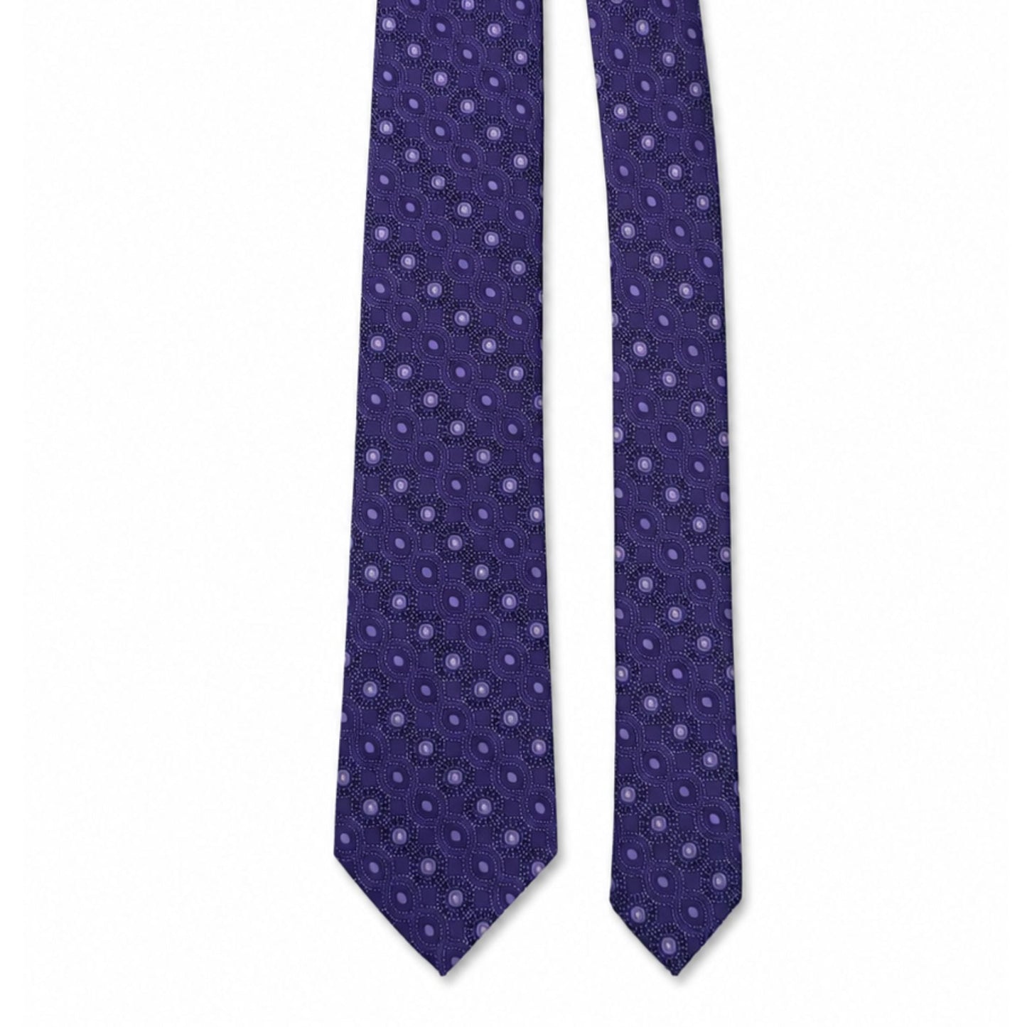 BlackBerry Premium Tie, Pocket Square & Cufflink Combo - Purple