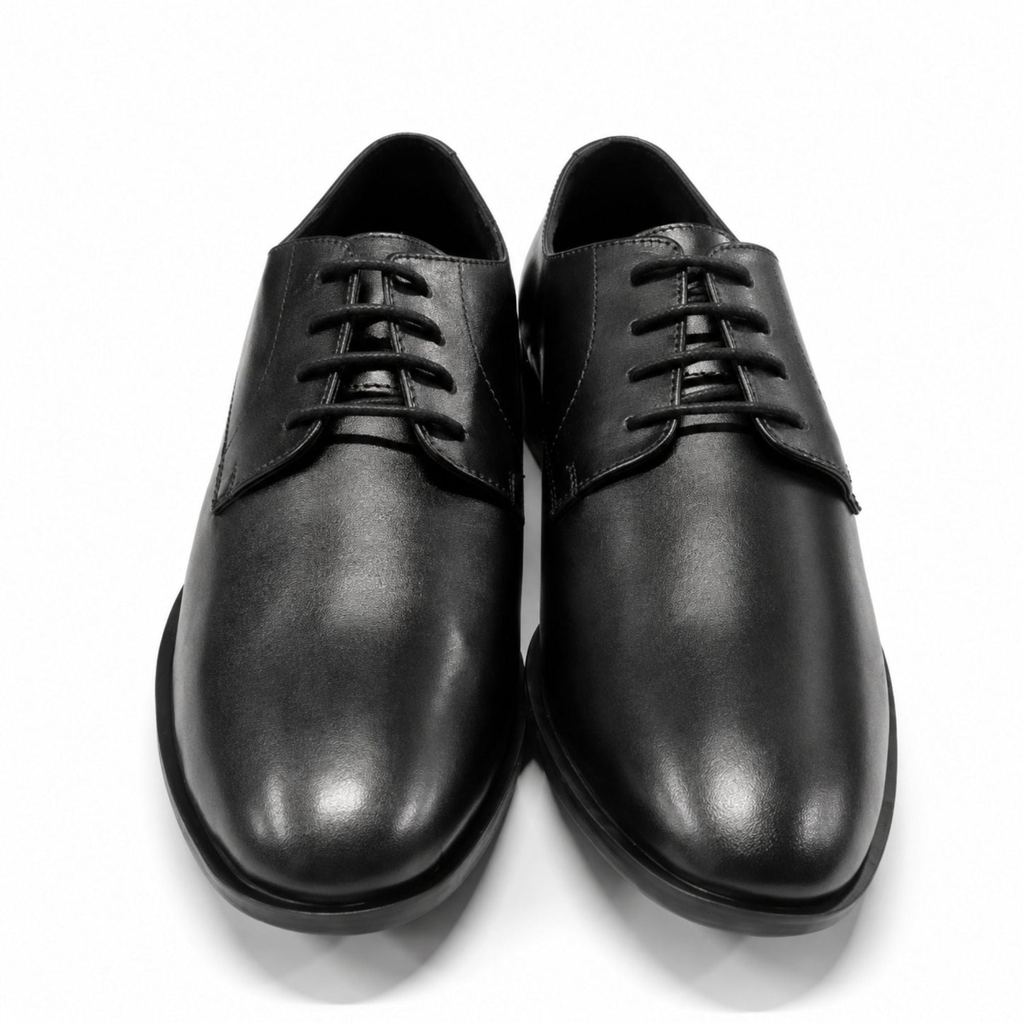 Boss Men’s Premium Derby Leather Formal Shoes - Black