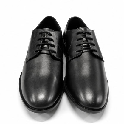 Boss Men’s Premium Derby Leather Formal Shoes - Black