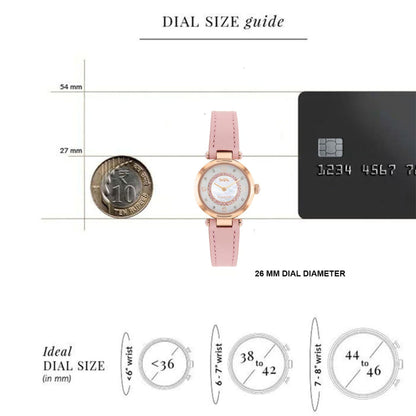 Coach 14503896 Cary Women’s Watch | Mother of Pearl Dial | Pink Leather Strap 26mm Luxury Analog Watch