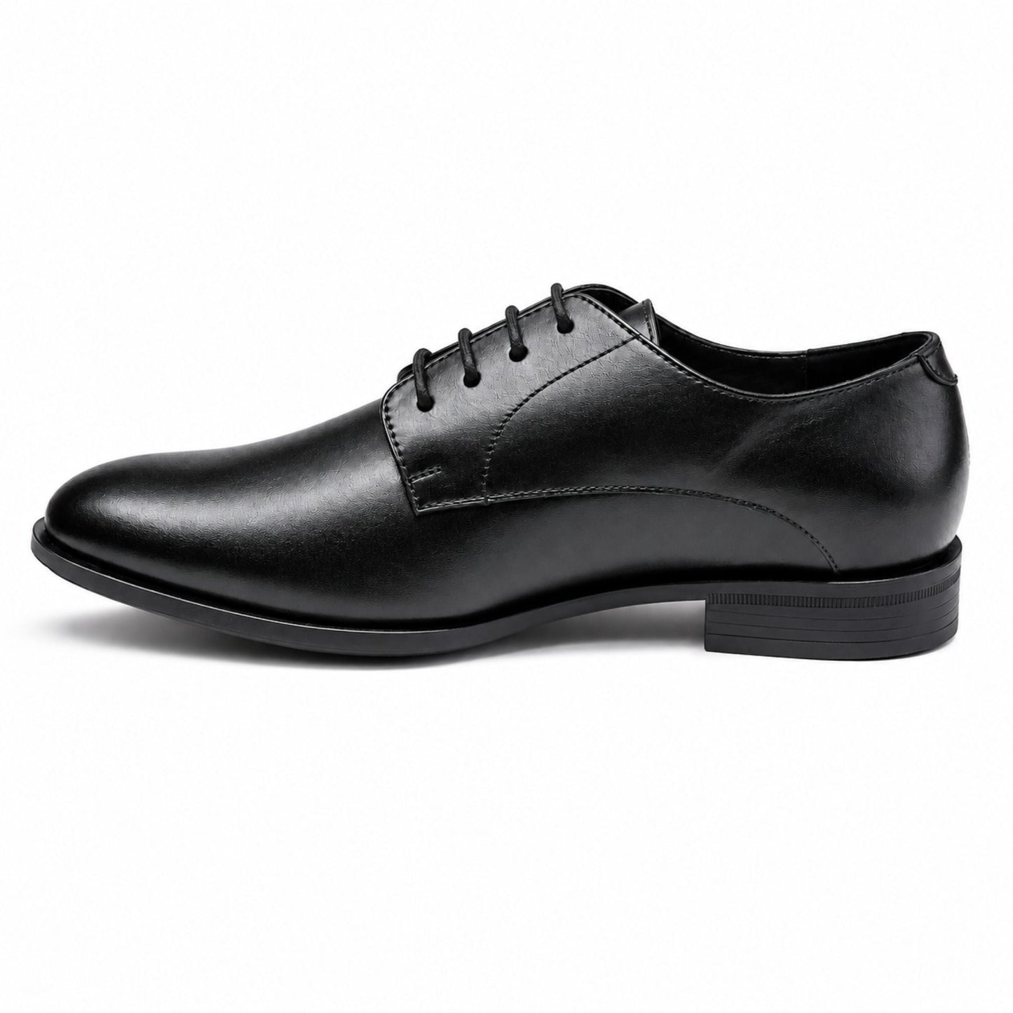 Boss Men’s Premium Derby Leather Formal Shoes - Black