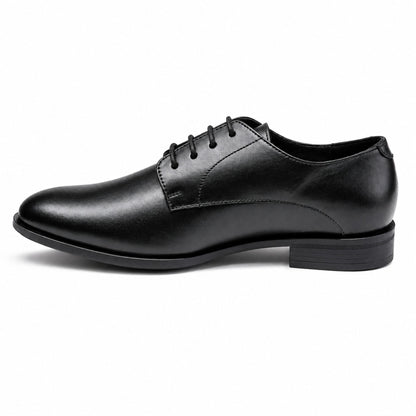 Boss Men’s Premium Derby Leather Formal Shoes - Black