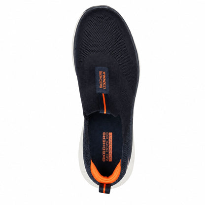 Skechers Go Walk 6 Men’s Slip On Shoes - Navy Orange