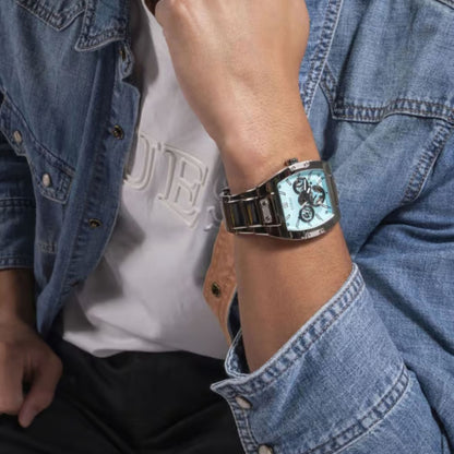 GUESS GW0456G4 Men’s Watch | Blue Dial Analog | Stainless Steel Luxury Fashion Watch