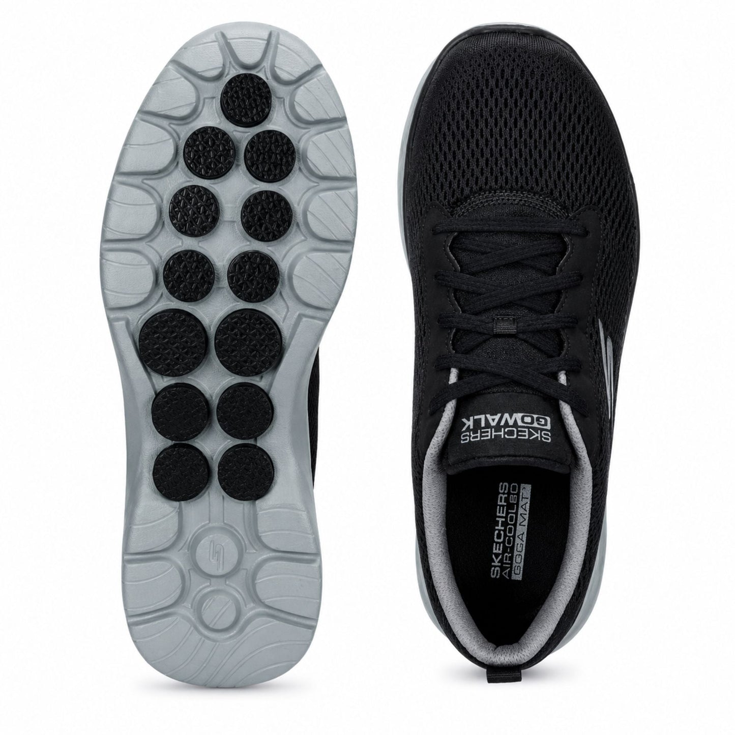 Skechers GO WALK 6 AVALO 2.0 Men’s Casual Shoes - Black/Grey