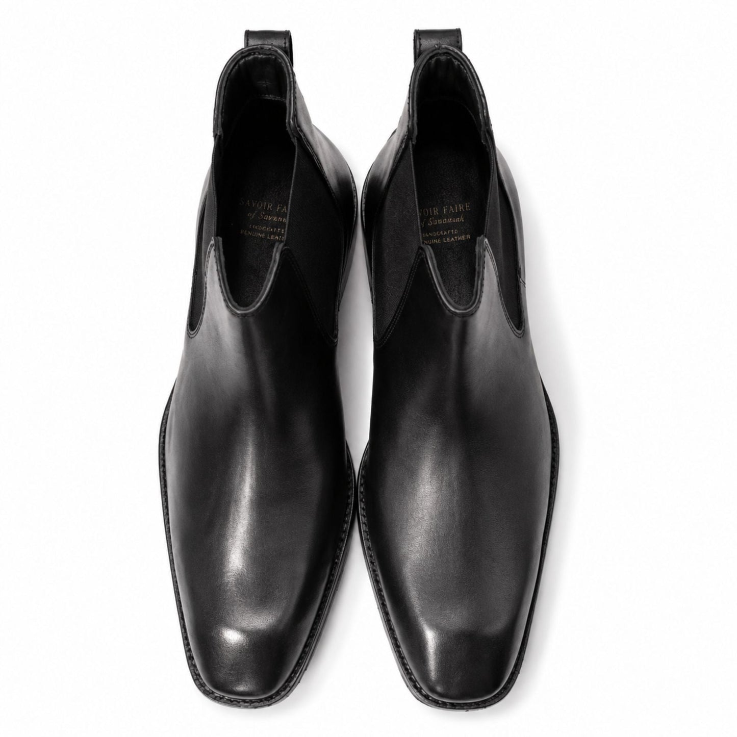 Brooks Brothers Classic Chelsea Boots for Men’s - Black