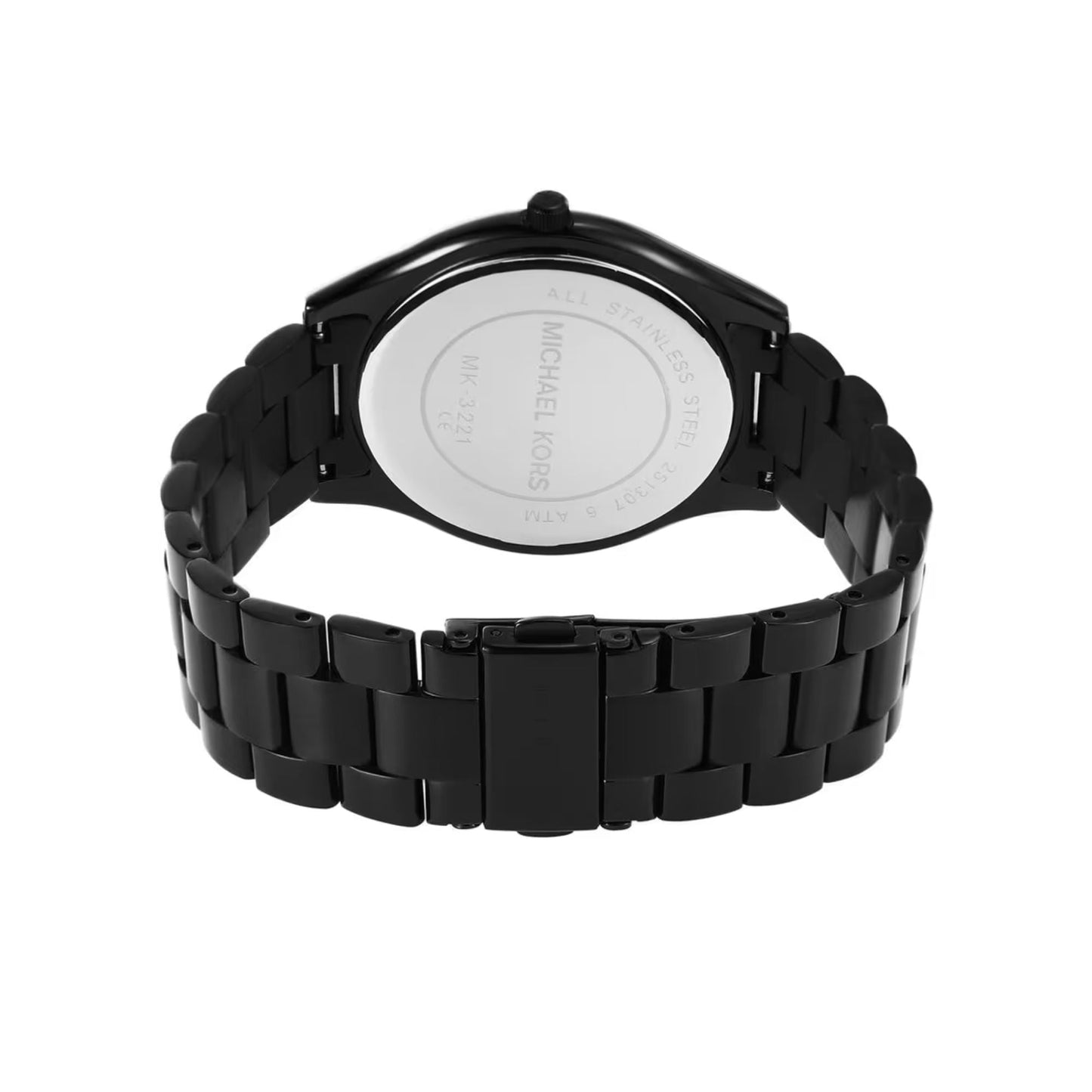 Michael Kors MK3221 Slim Runway Women’s Watch | Black Dial Stainless Steel | Minimal Analog Luxury Watch