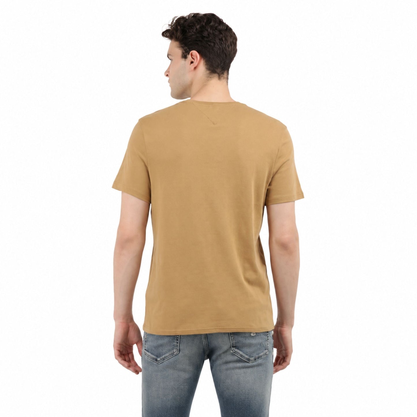 TOMMY HILFIGER Crew Neck Aaron T-Shirt - Pinecone Tan