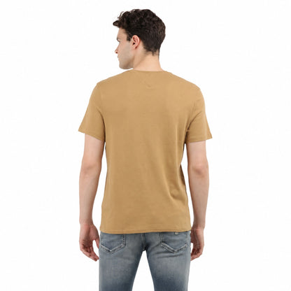 TOMMY HILFIGER Crew Neck Aaron T-Shirt - Pinecone Tan