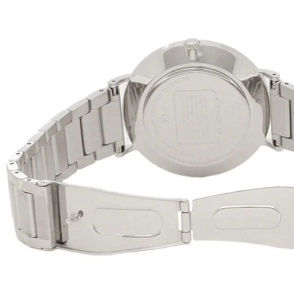 Coach Charles 14602429 Men’s Analog Watch – Blue Dial, Stainless Steel Strap, 41mm Quartz