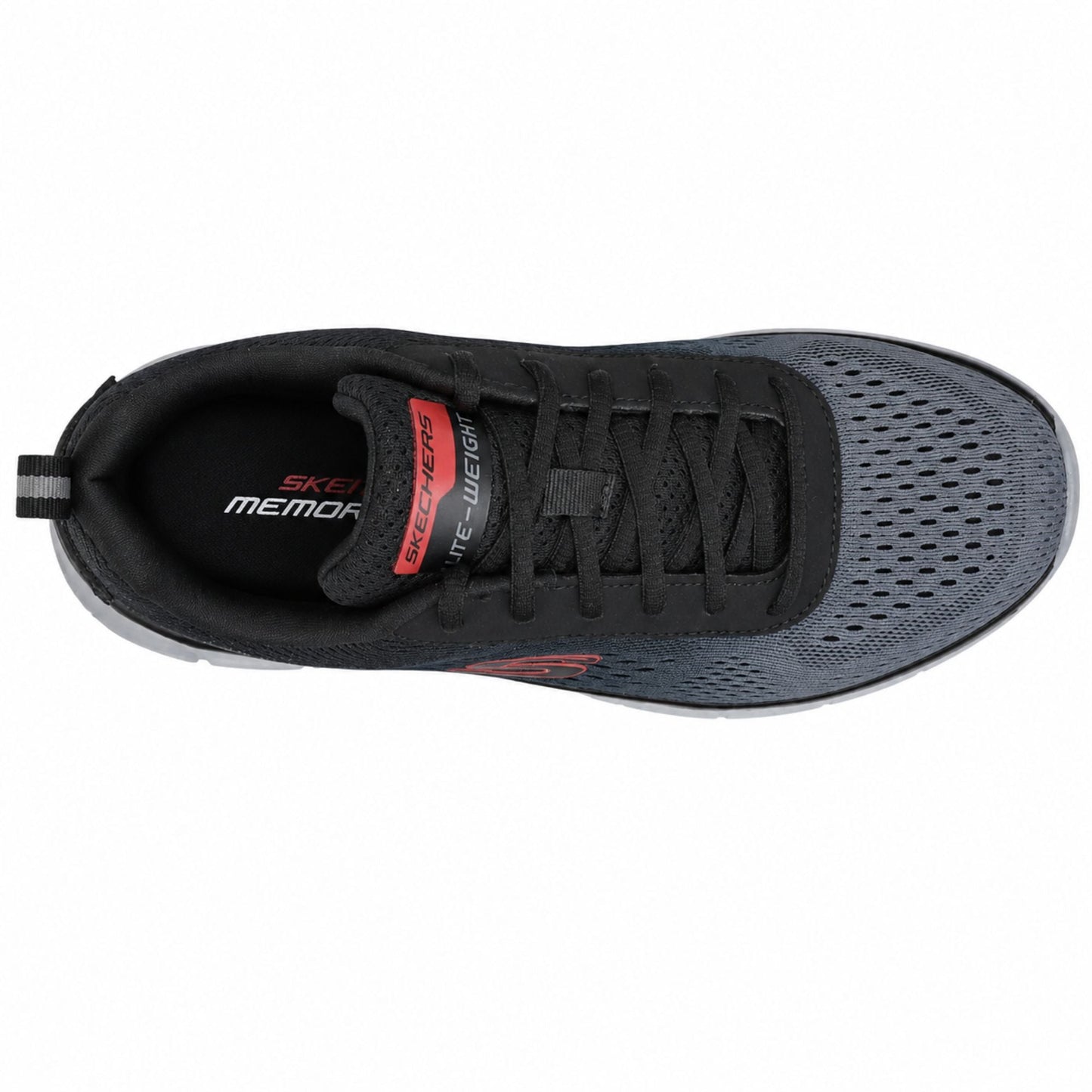 Skechers TRACK-RIPKENT Casuals For Men - Black/Charcoal