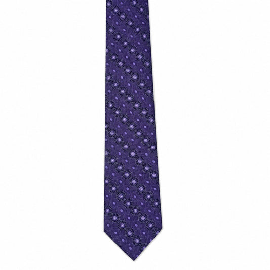 BlackBerry Premium Tie, Pocket Square & Cufflink Combo - Purple