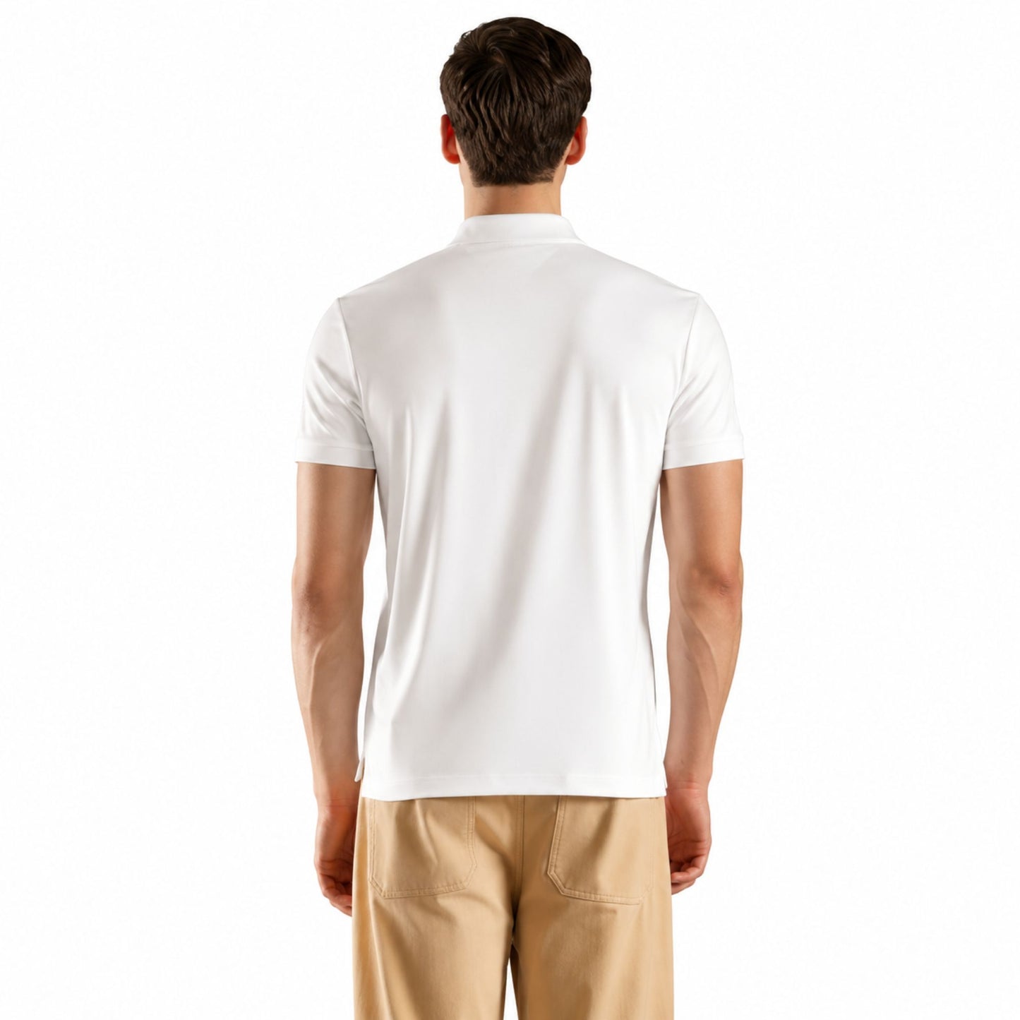 Tommy Hilfiger Men’s Printed Regular Fit Polo T-Shirt - Ecru