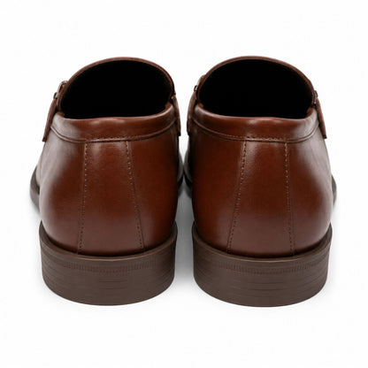 Boss Men’s Premium Penny Loafer Leather Shoes - Brown