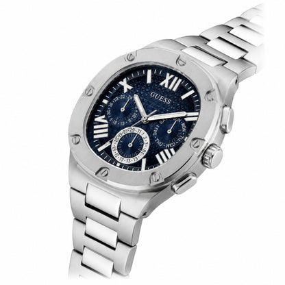 Guess Blue Dial Stainless Steel Analog Watch for Men - GW0572G1