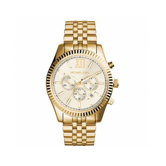 Michael Kors Lexington Chronograph Gold Watch for Men MK8281