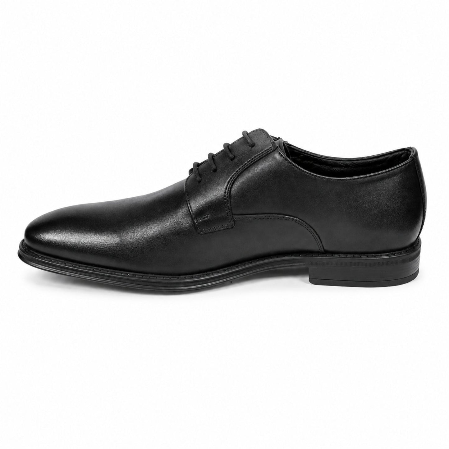 MONTE CARLO Formal Leather Lace-Up Shoes for Men - Black