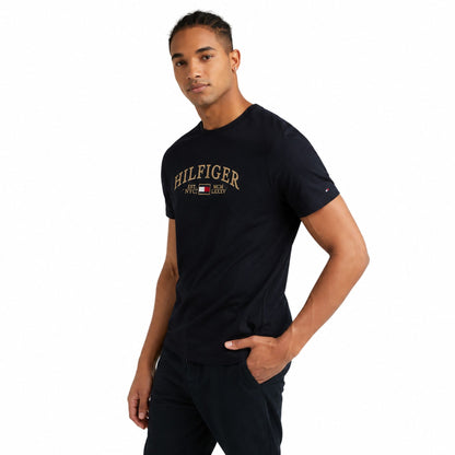 TOMMY HILFIGER Crew Neck Aaron T-Shirt - Navy