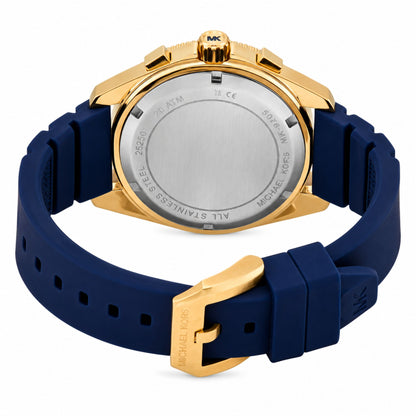 Michael Kors Maritime Blue Silicone Chronograph Watch Men - MK9205