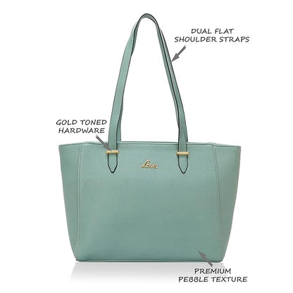 Lavie Berry Women's Mint Tote Bag | Stylish Shoulder Handbag