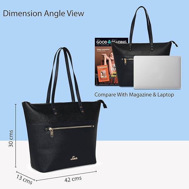 Lavie Tonal Dolly Women's Navy Tote Bag | Stylish Shoulder Handbag