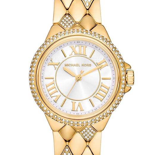 Michael Kors MK4801 Women’s Watch | Silver Dial Stainless Steel Bracelet | Minimal Analog Luxury Watch