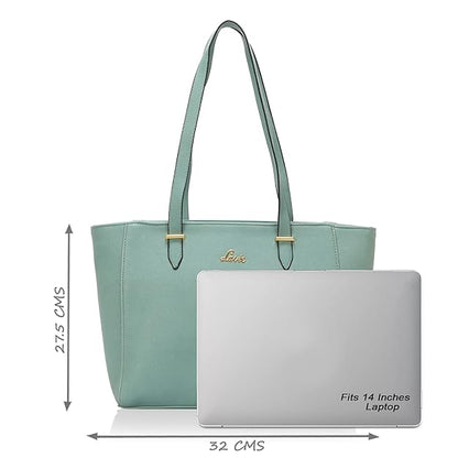 Lavie Berry Women's Mint Tote Bag | Stylish Shoulder Handbag