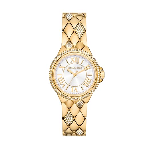 Michael Kors MK4801 Women’s Watch | Silver Dial Stainless Steel Bracelet | Minimal Analog Luxury Watch
