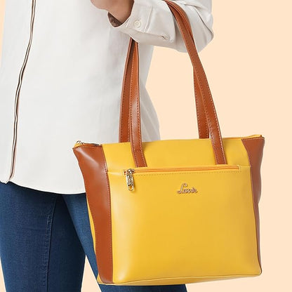 Lavie Hilite Mylo 3C Women's Ochre Tote Bag | Stylish Handbag