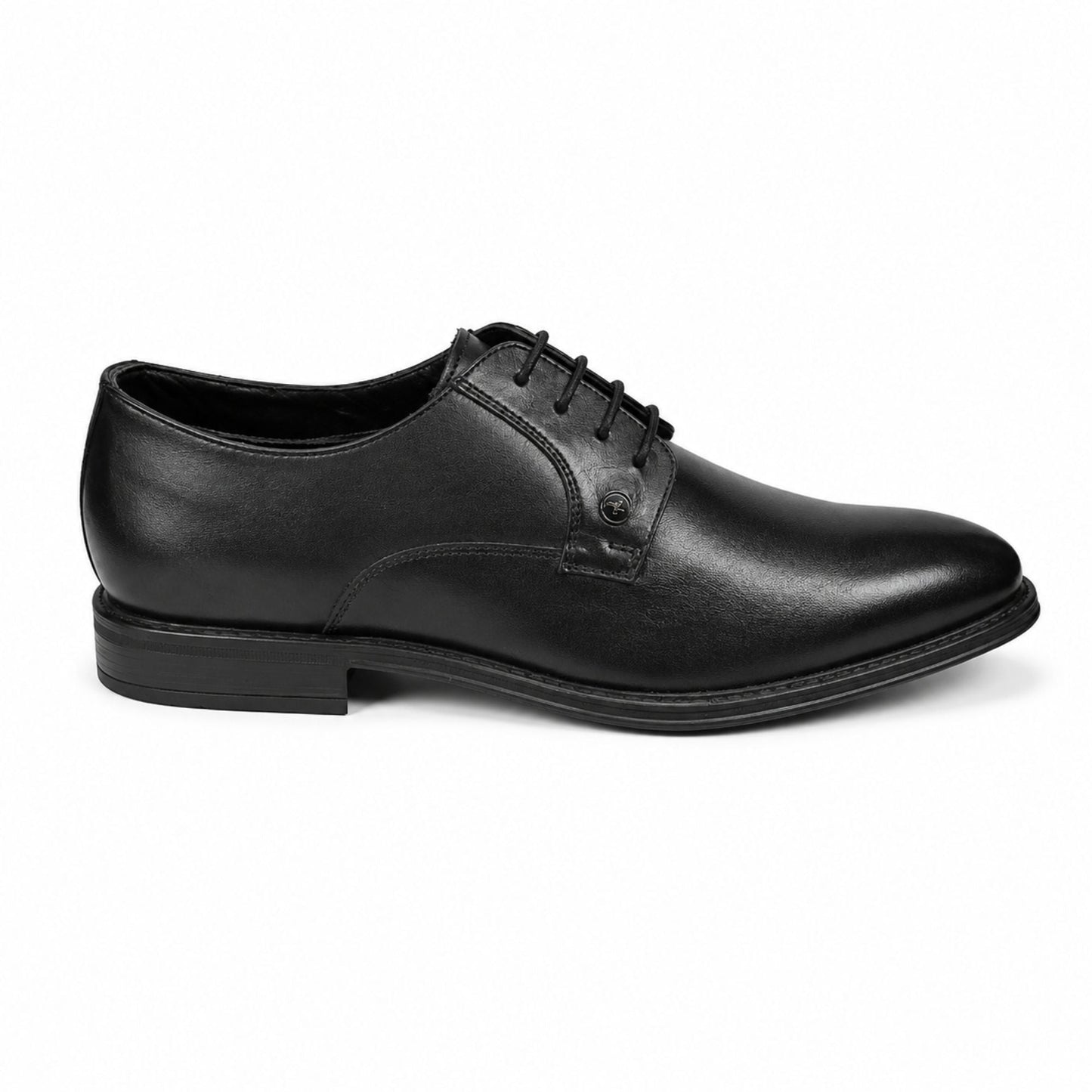 MONTE CARLO Formal Leather Lace-Up Shoes for Men - Black