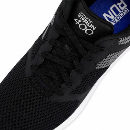 Skechers Go Run 400 Men’s Running Shoes - Black/White