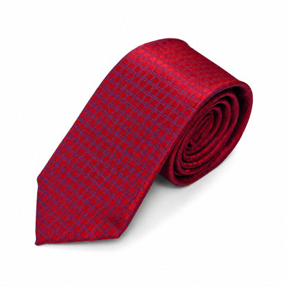 BlackBerry Premium Tie, Pocket Square & Cufflink Combo - Red
