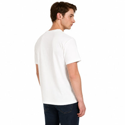 TOMMY HILFIGER Men Graphic Print Round Neck T-Shirt - White